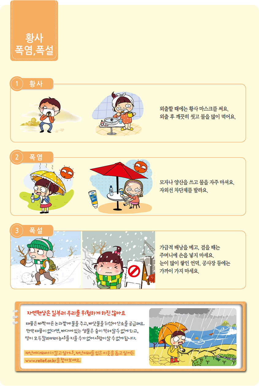 황사폭염폭설